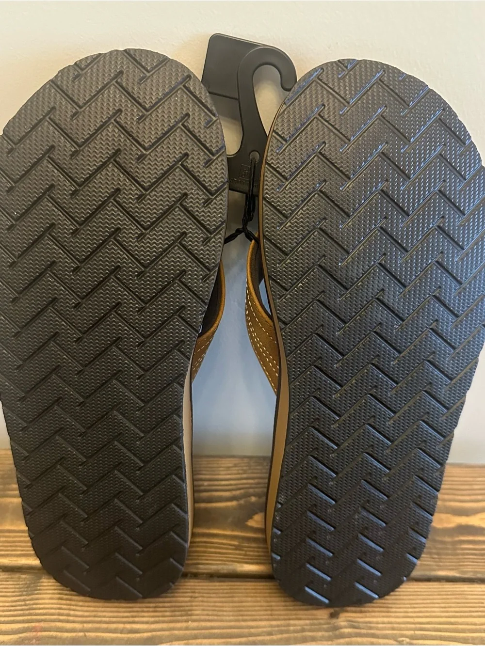 George Thong Sandal Tan/Brown Mens 7